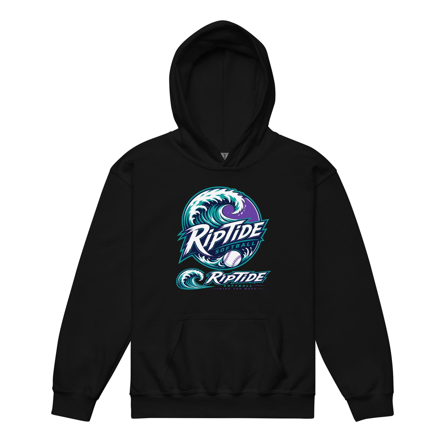 Classic | Youth Hoodie | RipTide Softball | Crest Logo