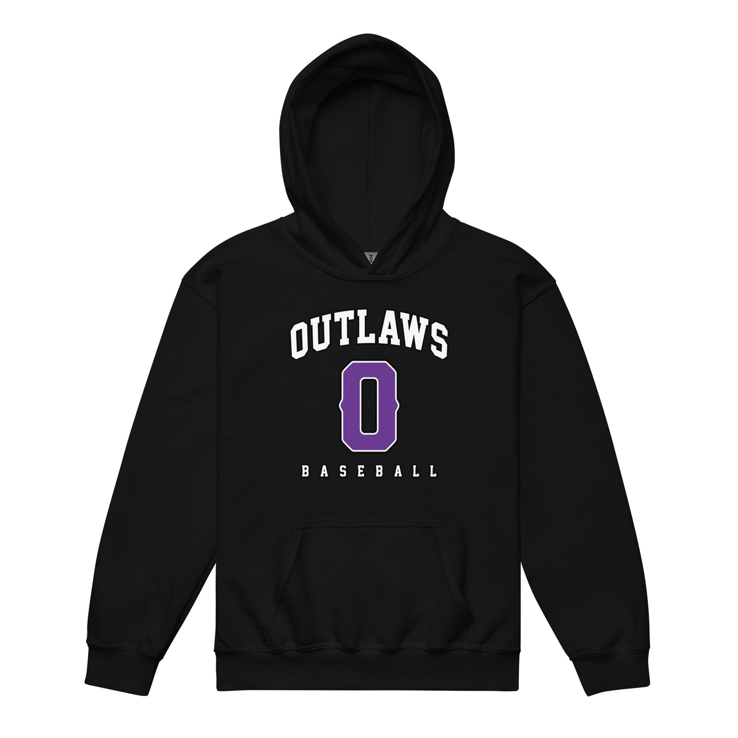 Classic | Youth Hoodie | Carolina Outlaws Baseball | Atheltics Logo