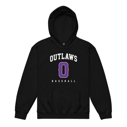 Classic | Youth Hoodie | Carolina Outlaws Baseball | Atheltics Logo