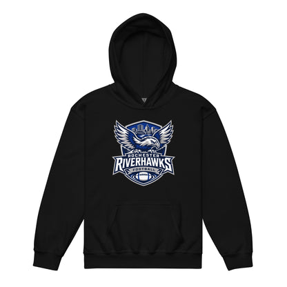 Classic | Youth Hoodie | Rochester Riverhawks | Shield Logo