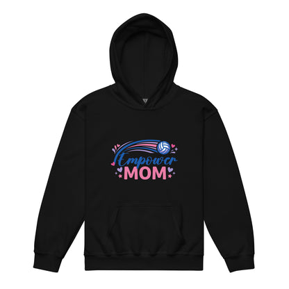Classic | Youth Hoodie | Empower Volleyball Club | Mom Crest Logo