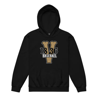 Classic | Youth Hoodie | 1836 Volunteers Baseball | Crest Logo