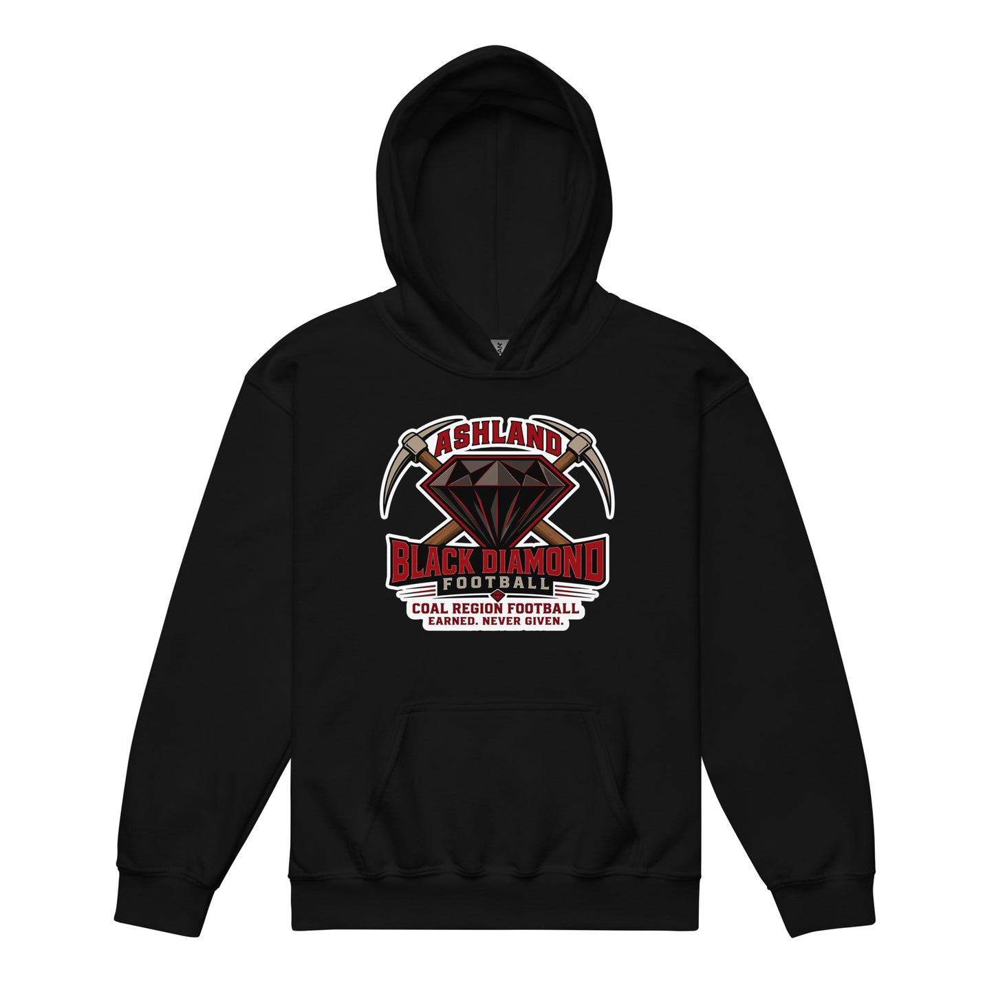 Classic | Youth Hoodie | Ashland Black Diamonds | Vanguard Logo