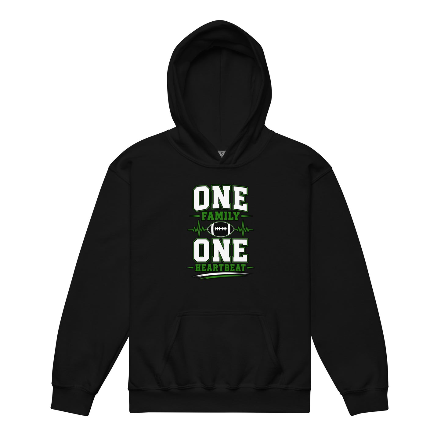 Classic | Youth Hoodie | Celina Black Football | Modern Script Logo