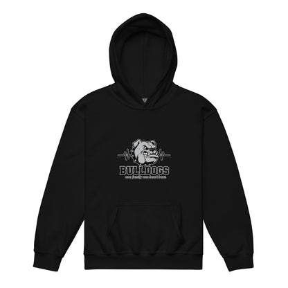 Classic | Youth Hoodie | Celina Recreational Football Black | Bulldogs Crest Logo