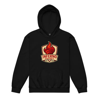 Classic | Youth Hoodie | Inferno Hockey | Crest Logo