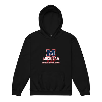 Classic | Youth Hoodie | Michigan Select Baseball | Crest Logo