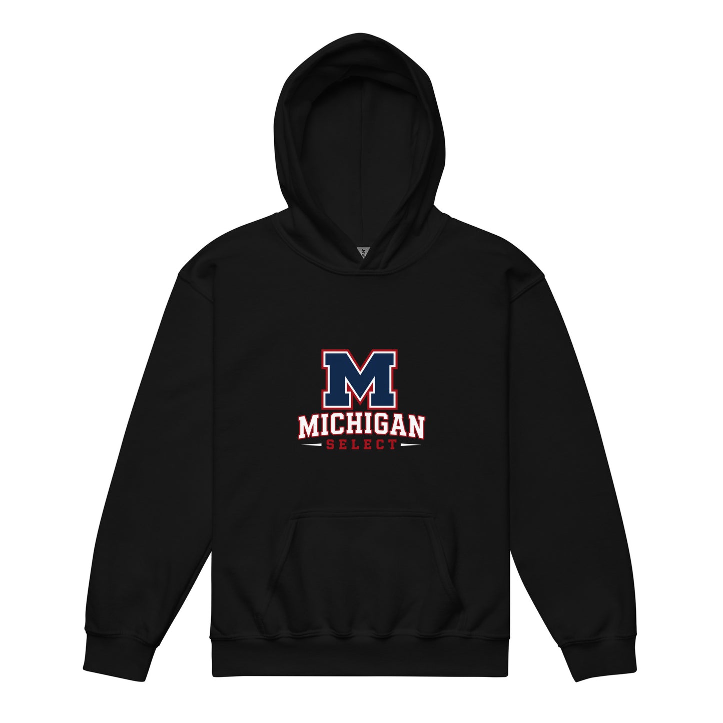 Classic | Youth Hoodie | Michigan Select Baseball | Emblem Logo