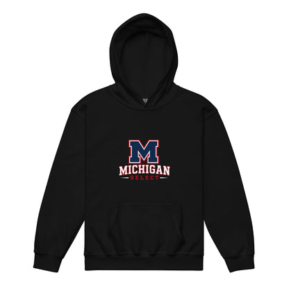 Classic | Youth Hoodie | Michigan Select Baseball | Emblem Logo