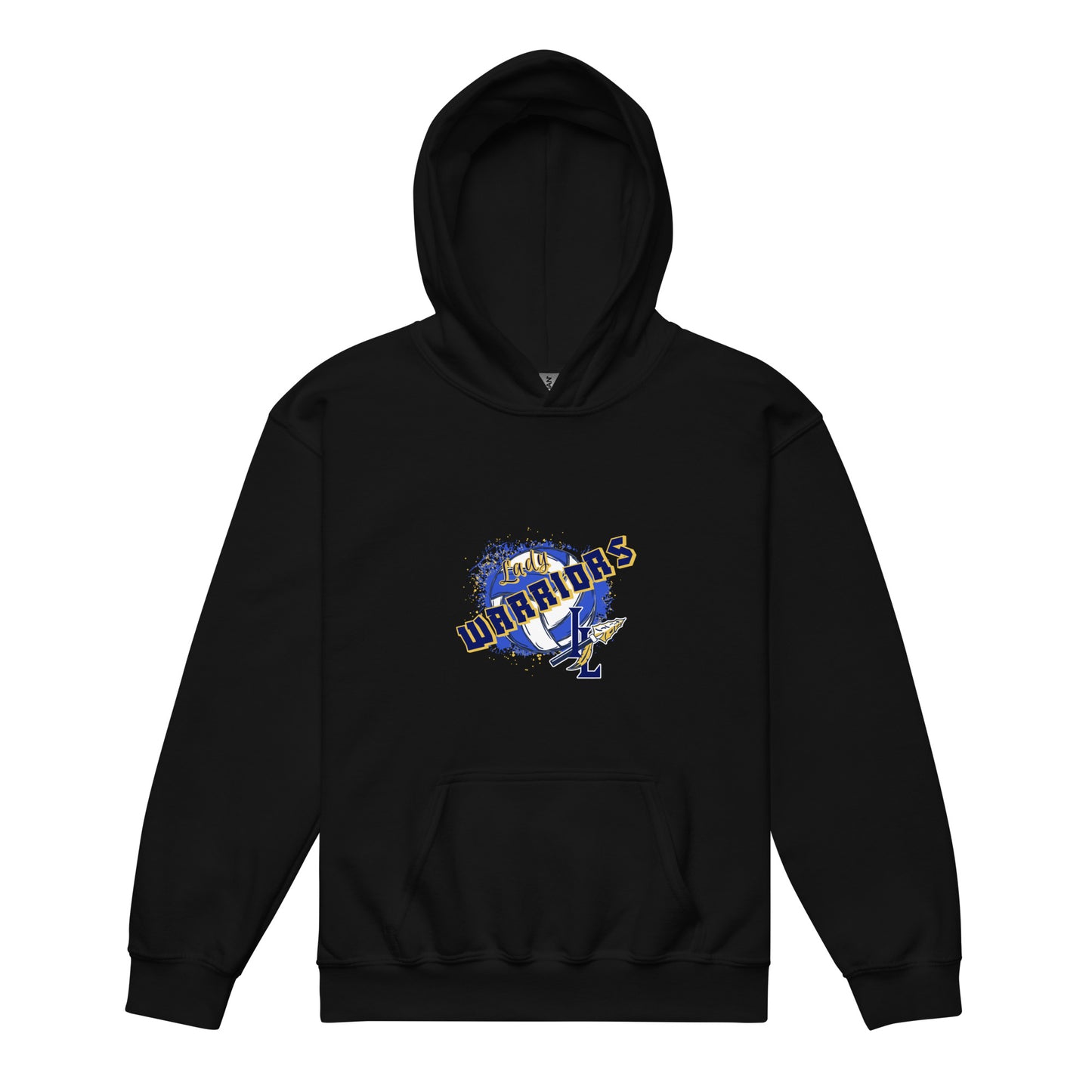Classic | Youth Hoodie | Indian Land Middle School Volleyball | Vanguard Warriors Logo