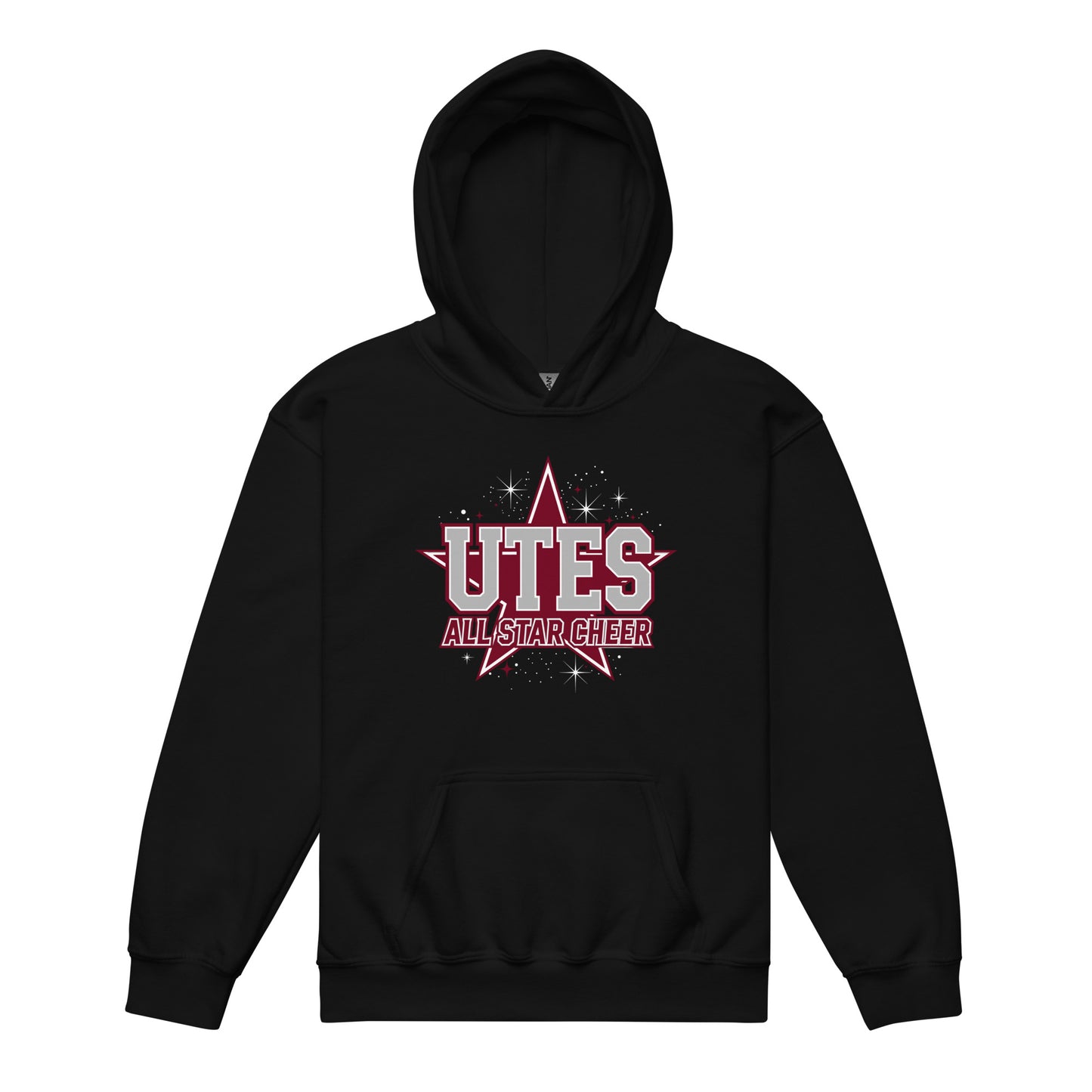 Classic | Youth Hoodie | Utes Allstar Cheer | Crest Logo