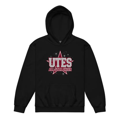 Classic | Youth Hoodie | Utes Allstar Cheer | Crest Logo