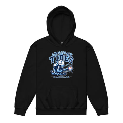 Classic | Youth Hoodie | Long Island Tides Baseball | Valor Logo