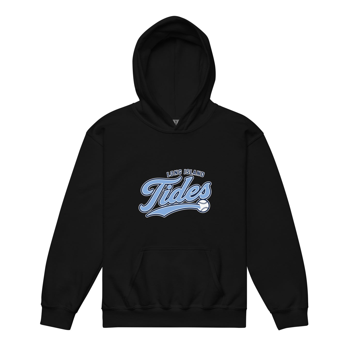 Classic | Youth Hoodie | Long Island Tides Baseball | Athletics Logo