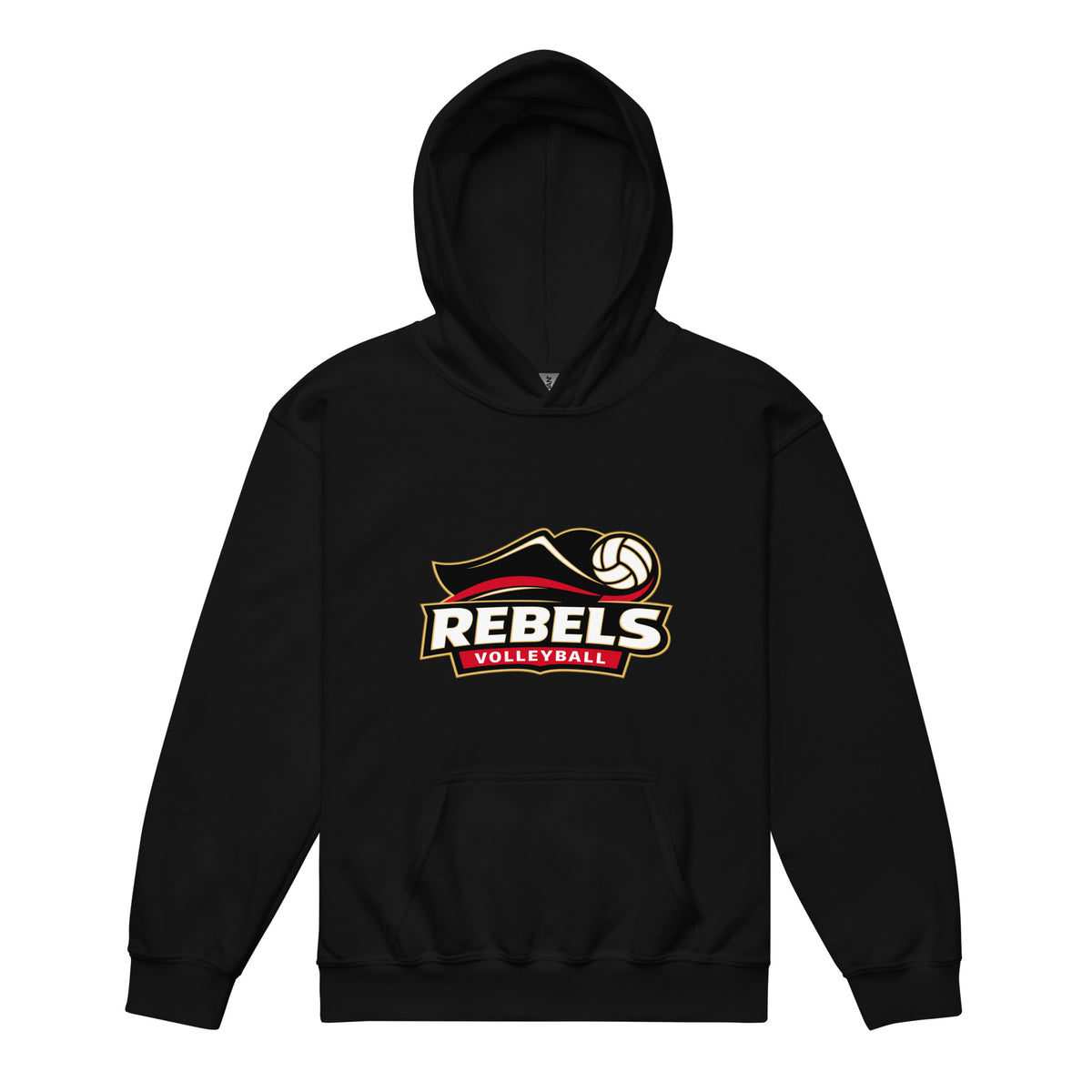 Classic | Youth Hoodie | Rebels Volleyball Club | Crest Logo