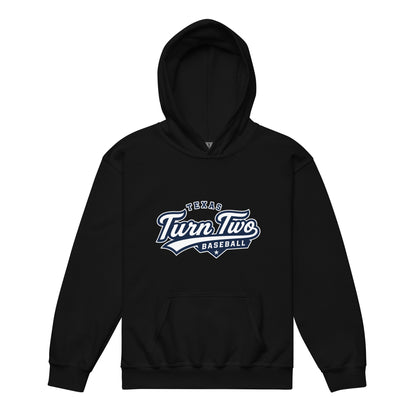 Classic | Youth Hoodie | Texas Turn Two Baseball | Athletics Logo