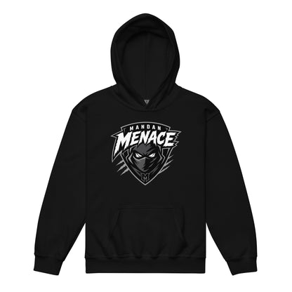 Classic | Youth Hoodie | Mandan Menace | Shield Logo