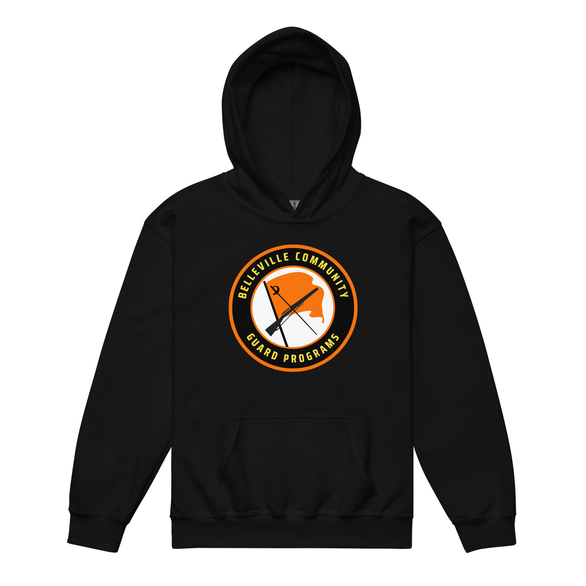 Classic | Youth Hoodie | Belleville Community Guard Programs | Badge Logo