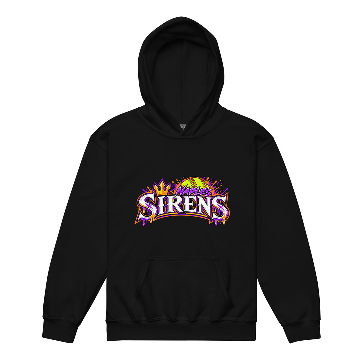 Classic | Youth Hoodie | Naples Sirens | Emblem Logo