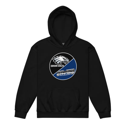 Classic | Youth Hoodie | Edison Eagles/CWA Wrestling | Badge Logo