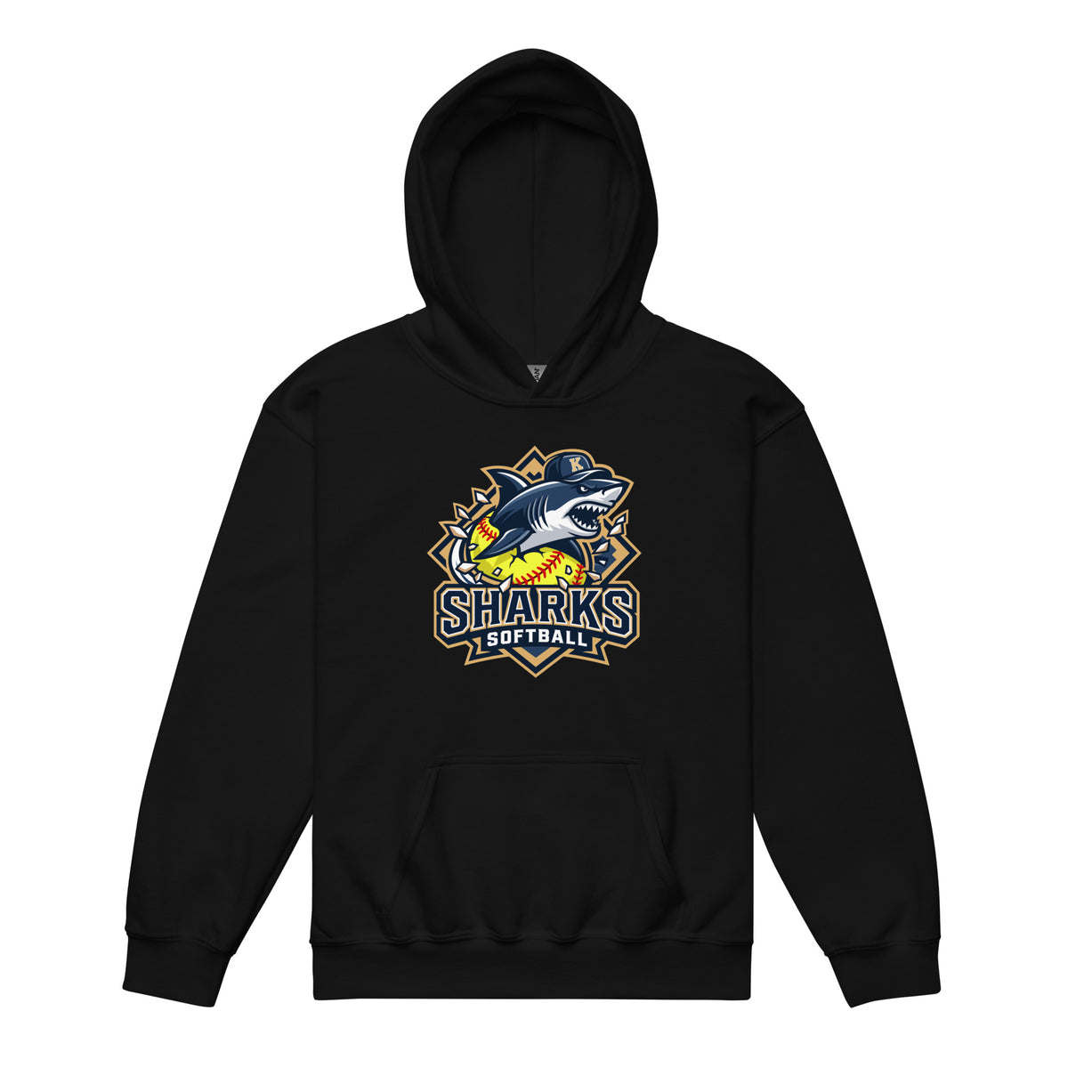 Classic | Youth Hoodie | Sharks Diamond Sports | Crest Logo