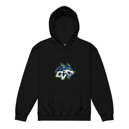 Classic | Youth Hoodie | Cumberland Valley Coyotes Football | Crest Logo