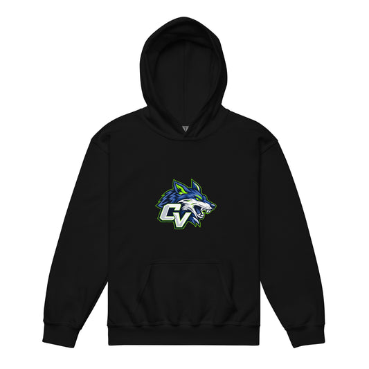 Classic | Youth Hoodie | Cumberland Valley Coyotes Football | Crest Logo