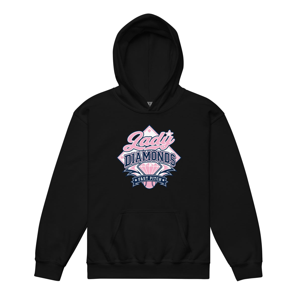 Classic | Youth Hoodie | Lady Diamonds | Emblem Logo