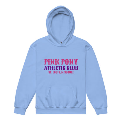 Classic | Youth Hoodie | Pink Pony Athletic Club | Athletic Wordmark Logo