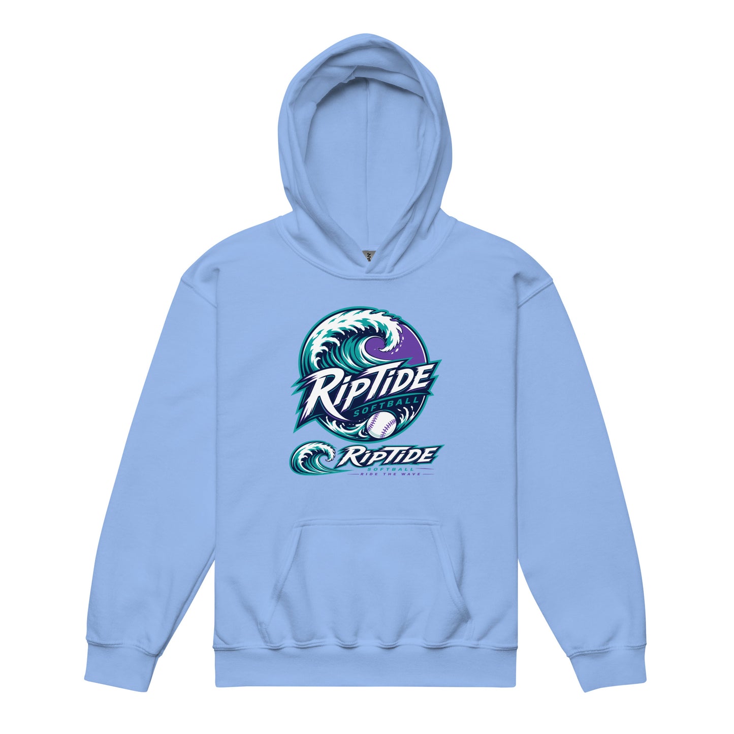 Classic | Youth Hoodie | RipTide Softball | Crest Logo