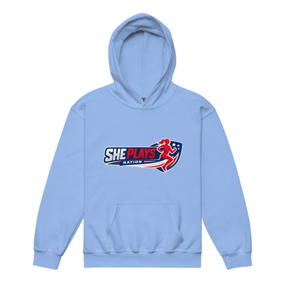 Classic | Youth Hoodie | She Plays Nation | Crest Logo