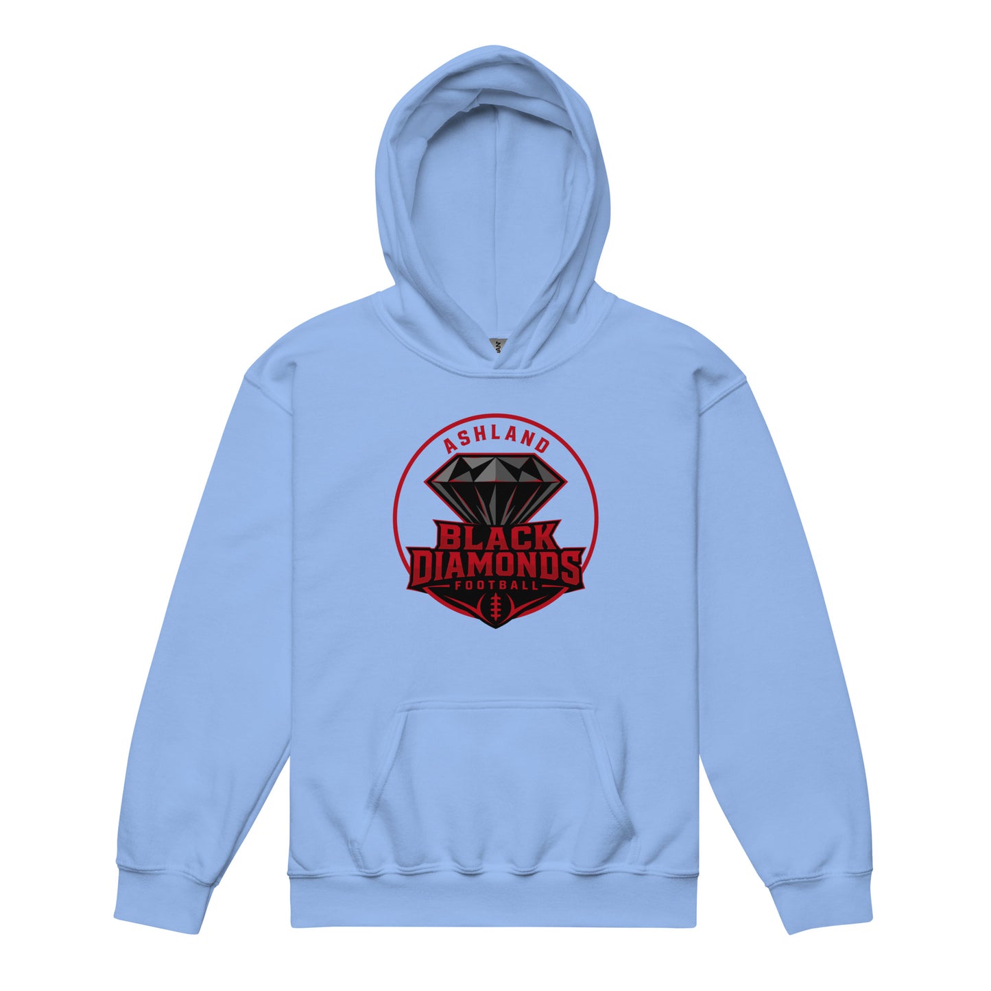 Classic | Youth Hoodie | Ashland Black Diamonds | Badge Logo