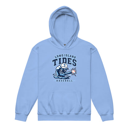 Classic | Youth Hoodie | Long Island Tides Baseball | Valor Logo