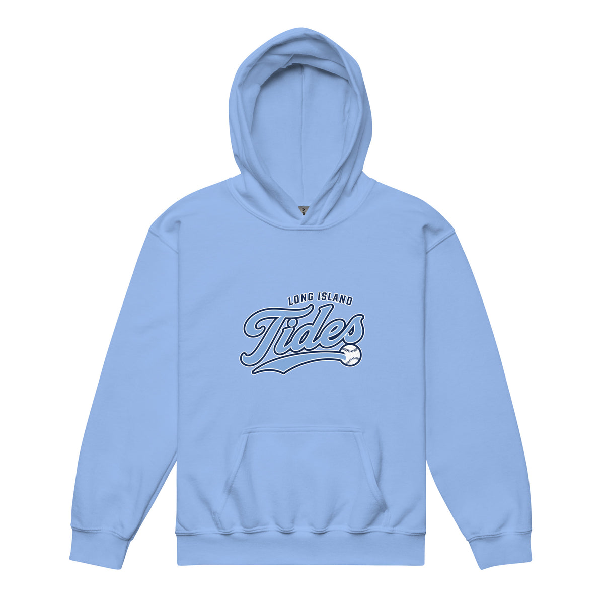 Classic | Youth Hoodie | Long Island Tides Baseball | Athletics Logo