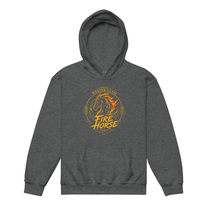 Classic | Youth Hoodie | Fire Horse Masters | Crest Logo