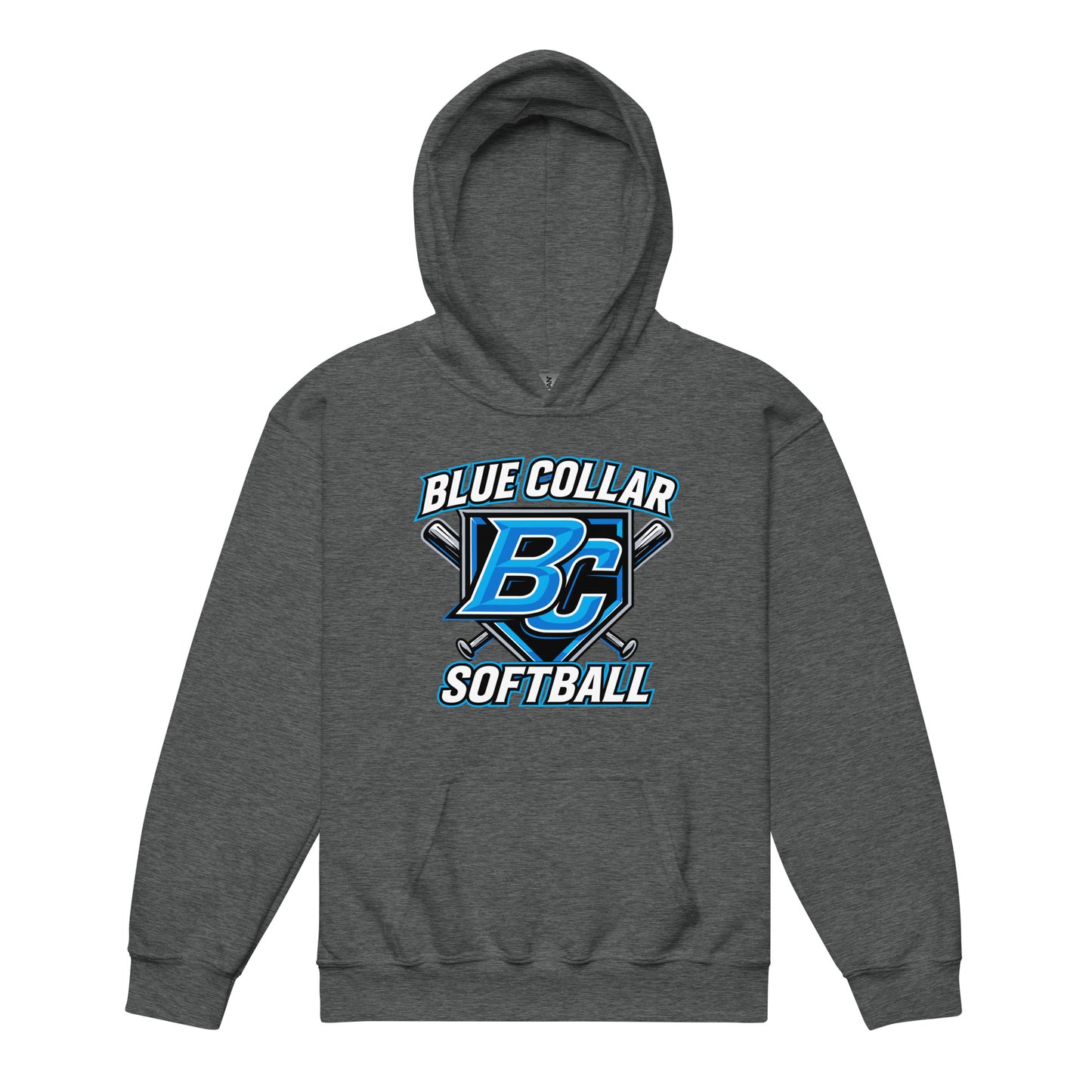 Classic | Youth Hoodie | Blue Collar Softball 2034 | Shield Logo