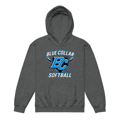 Classic | Youth Hoodie | Blue Collar Softball 2034 | Shield Logo