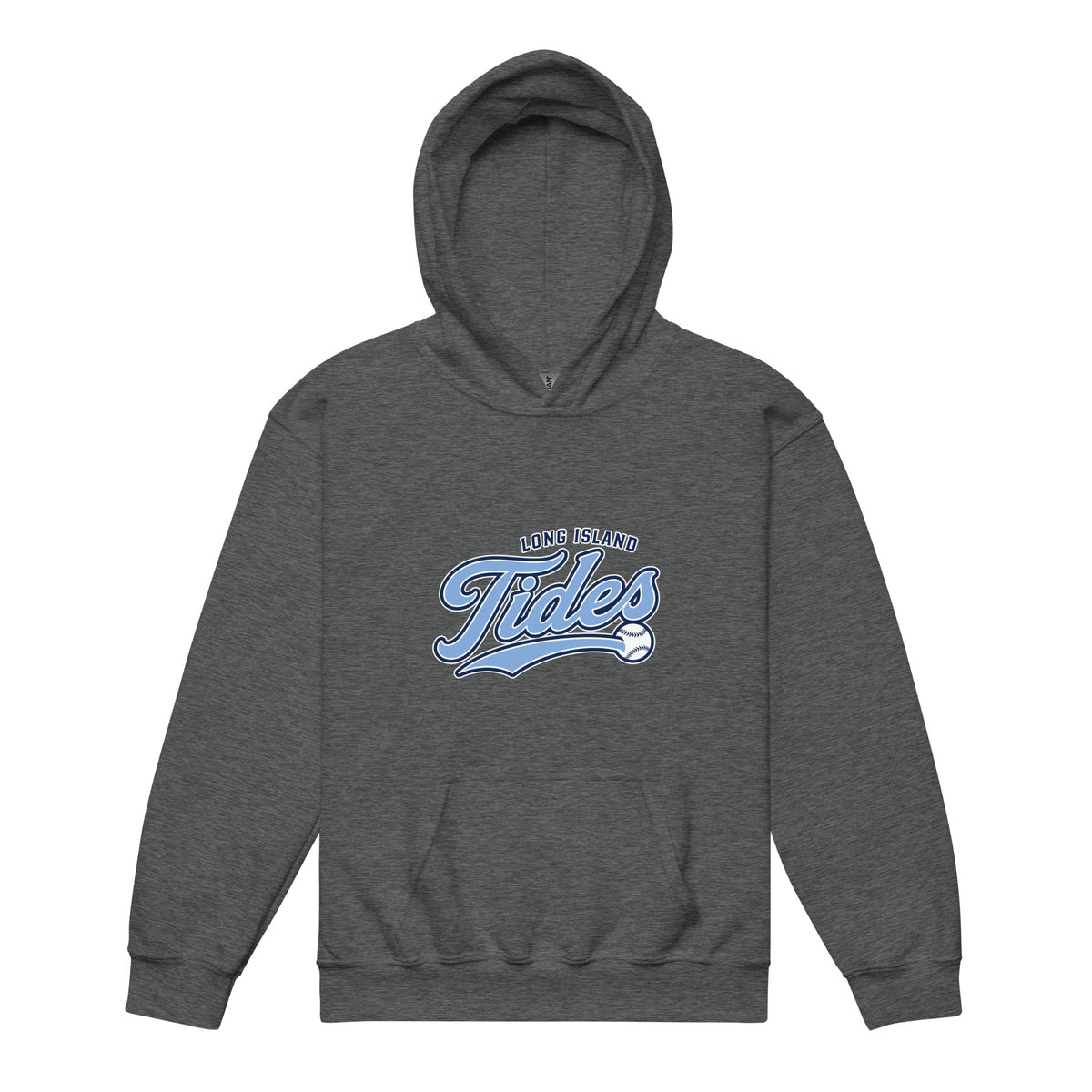 Classic | Youth Hoodie | Long Island Tides Baseball | Athletics Logo