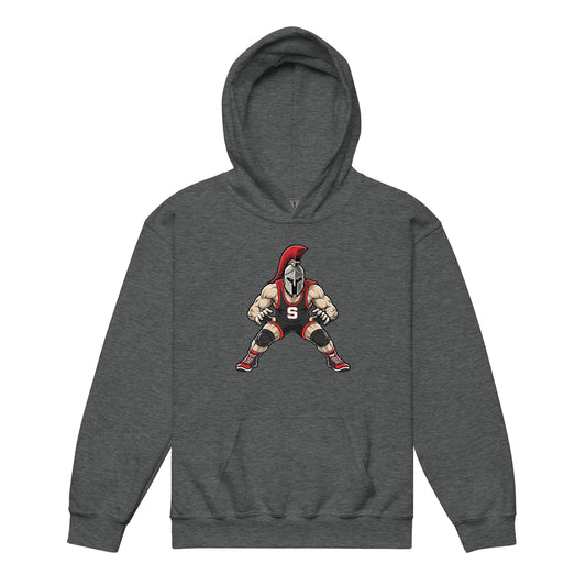 Classic | Youth Hoodie | Spartan Wrestling Club | Mascot Logo