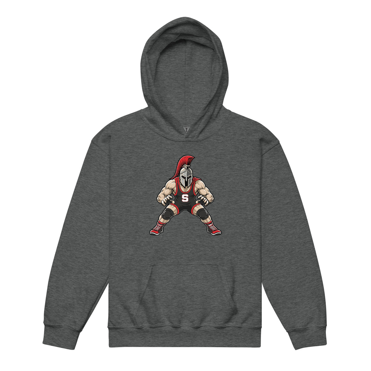 Classic | Youth Hoodie | Spartan Wrestling Club | Mascot Logo
