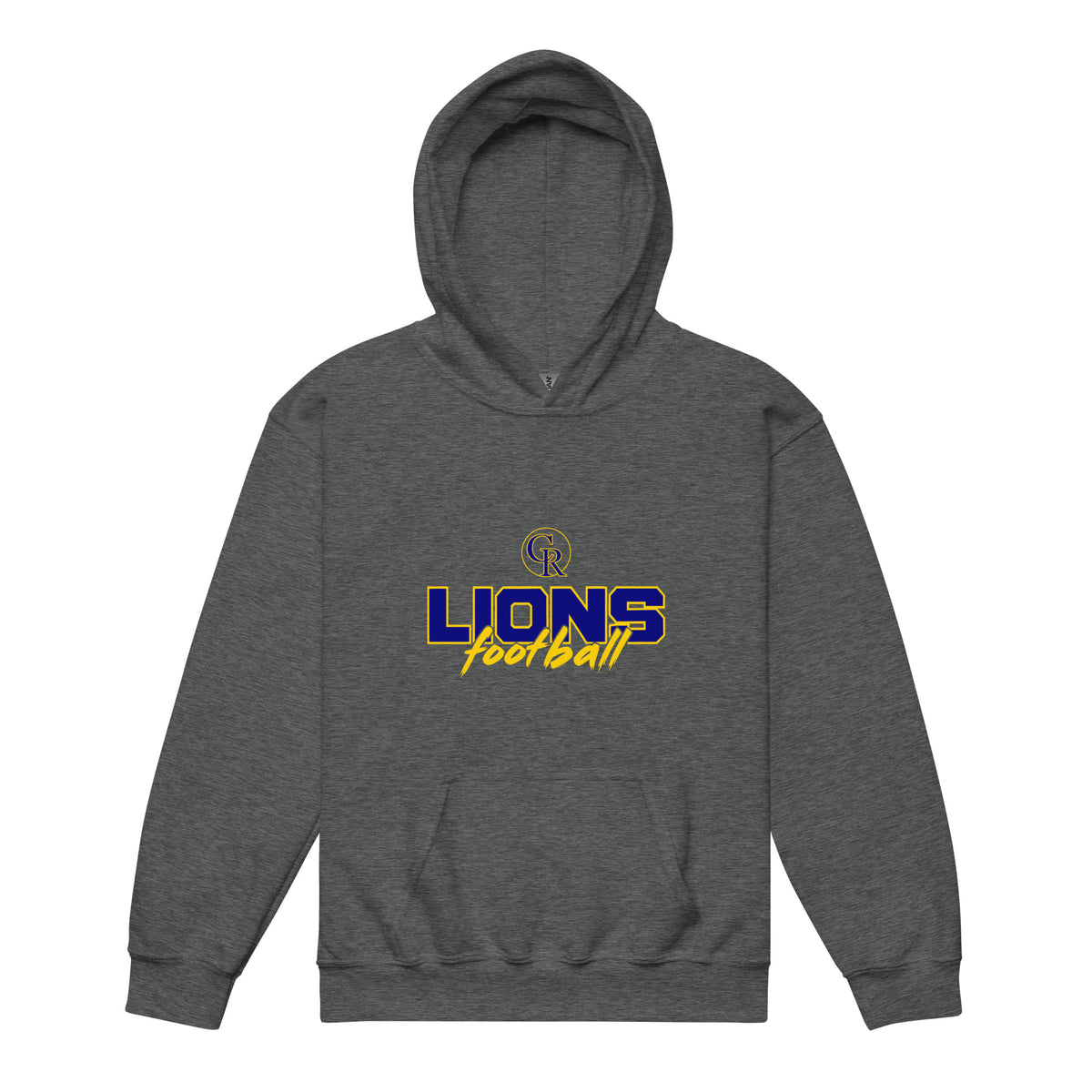 Classic | Youth Hoodie | Chestnut Ridge Lions Football | Vanguard Logo