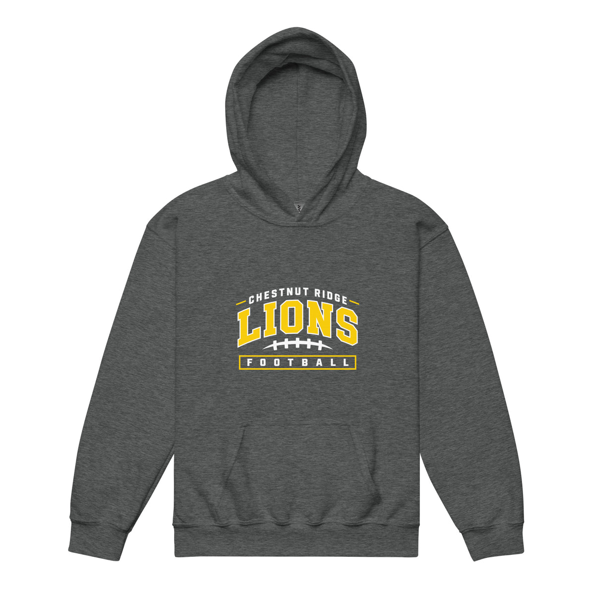 Classic | Youth Hoodie | Chestnut Ridge Lions Football | Valor Logo