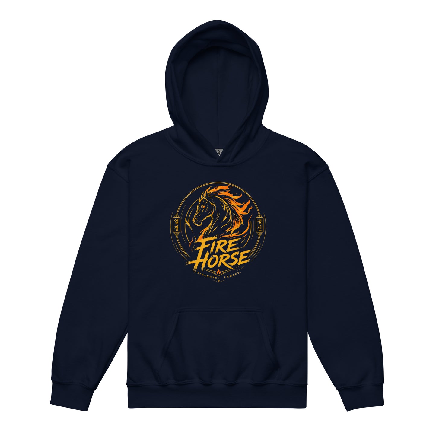 Classic | Youth Hoodie | Fire Horse Masters | Vanguard Logo
