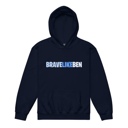 Classic | Youth Hoodie | Brave Like Ben | Script Logo