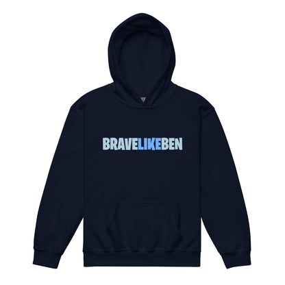 Classic | Youth Hoodie | Brave Like Ben | Wordmark Logo