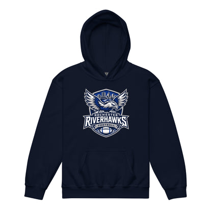 Classic | Youth Hoodie | Rochester Riverhawks | Shield Logo