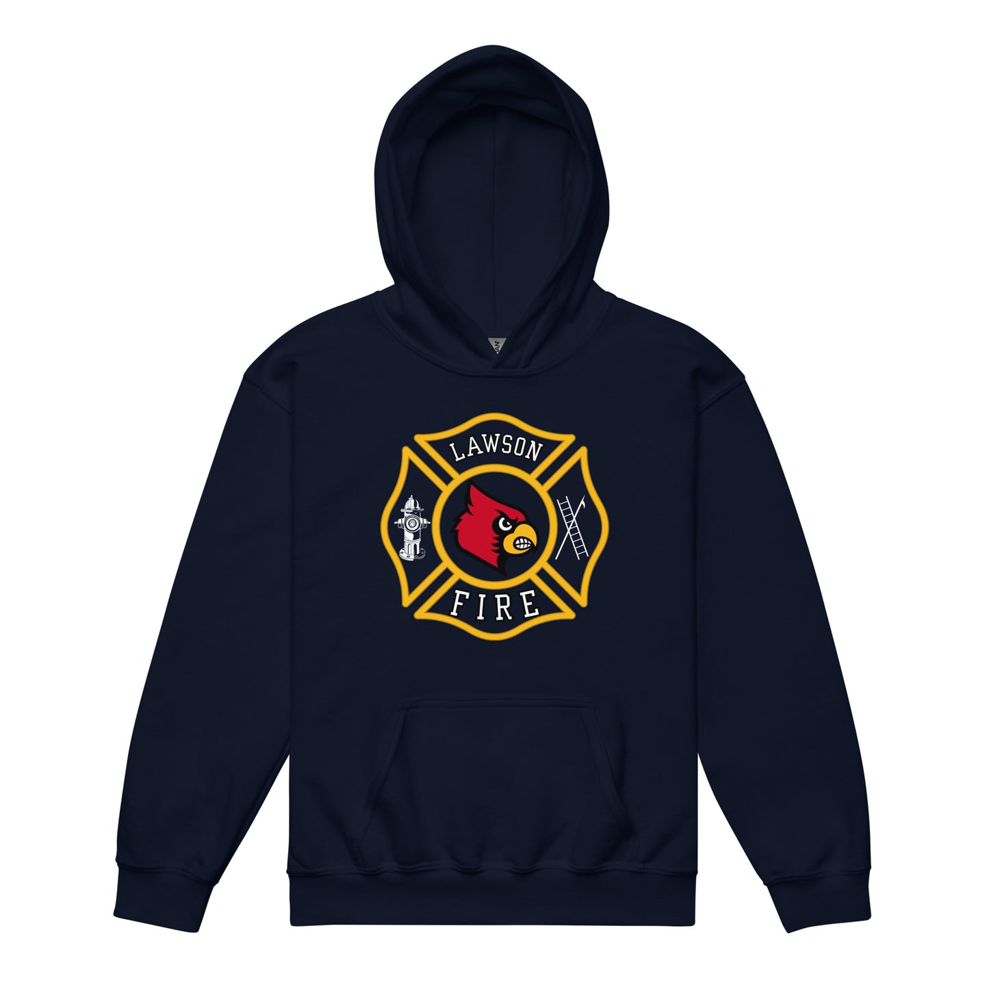 Classic | Youth Hoodie | Lawson Fire Department | Crest Logo