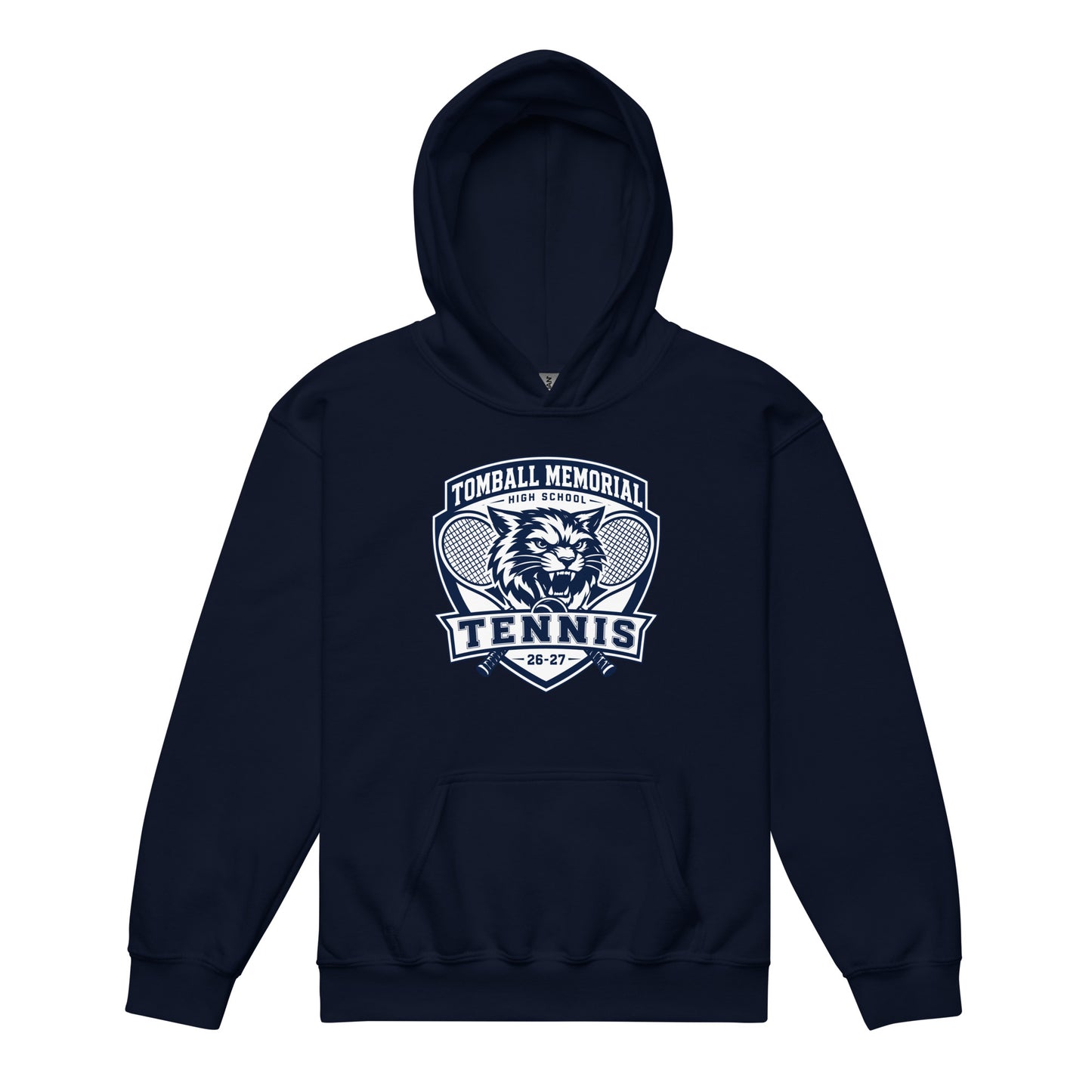 Classic | Youth Hoodie | TMHS Tennis | Shield Logo