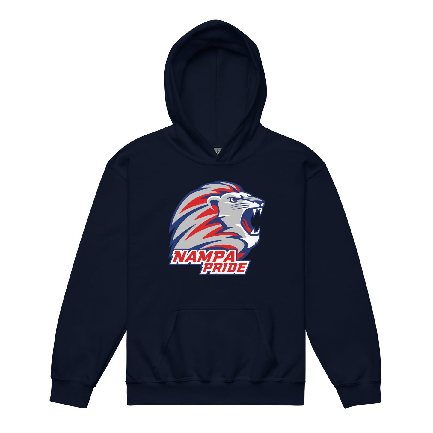 Classic | Youth Hoodie | Nampa Pride | Mascot Logo