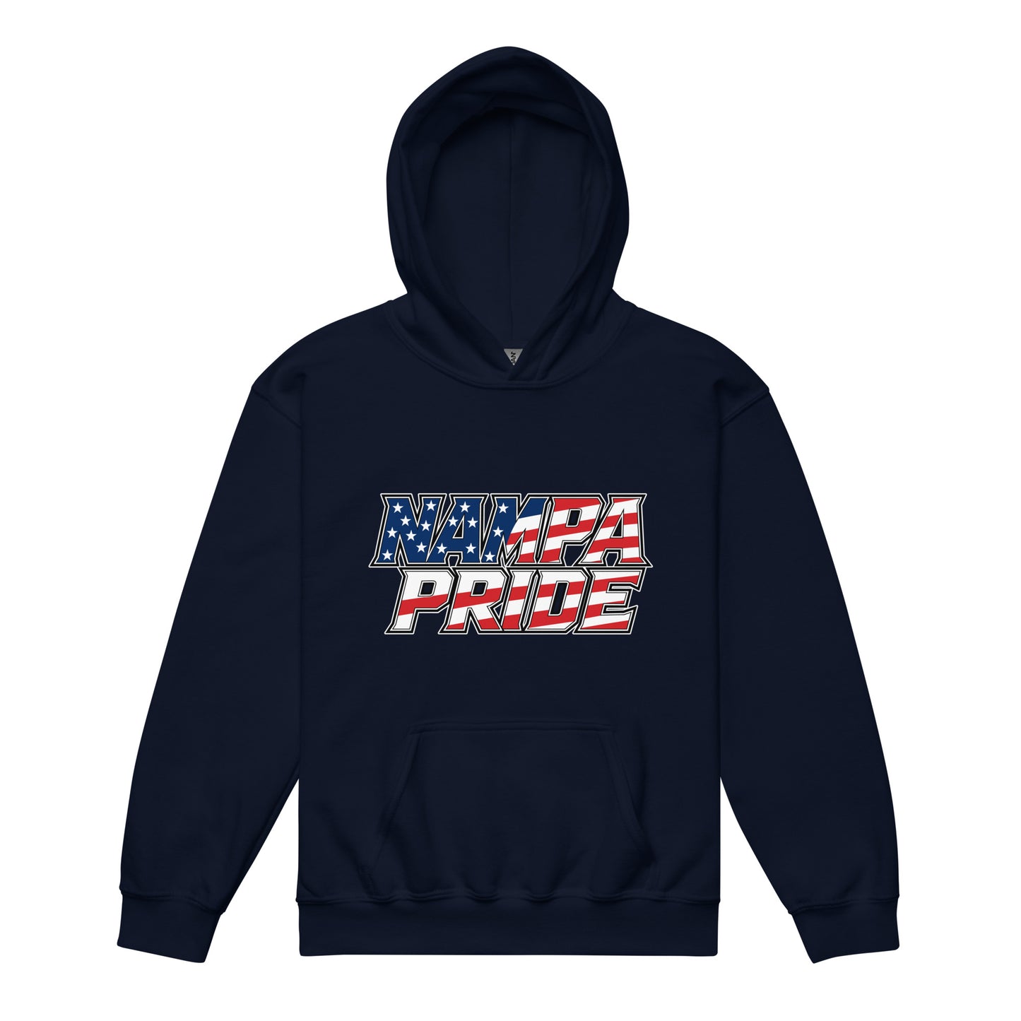 Classic | Youth Hoodie | Nampa Pride | Modern Script Logo